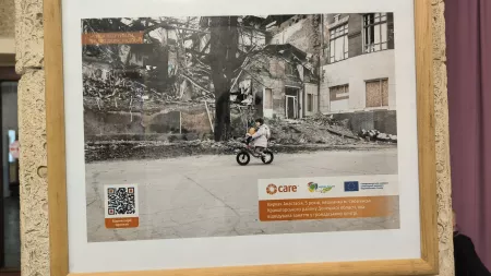 Hope in time of war: A photo exhibition in Dnipro, Ukraine