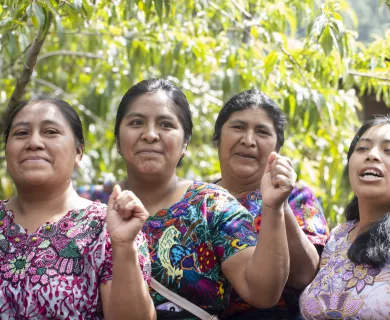 Women producers who manage poultry barns and maintain steady egg production. Their success is strengthened by saving and solidarity .
